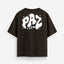 X Tu Amor Tengo PAZ - Dark Coffee Oversized Tee
