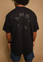 X Tu Amor soy Redimido Carbon Black Oversized Tee