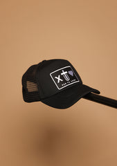 X Tu Amor Black Trucker Cap