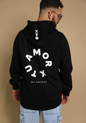 X Tu Amor soy Redimido Black Night Hoodie