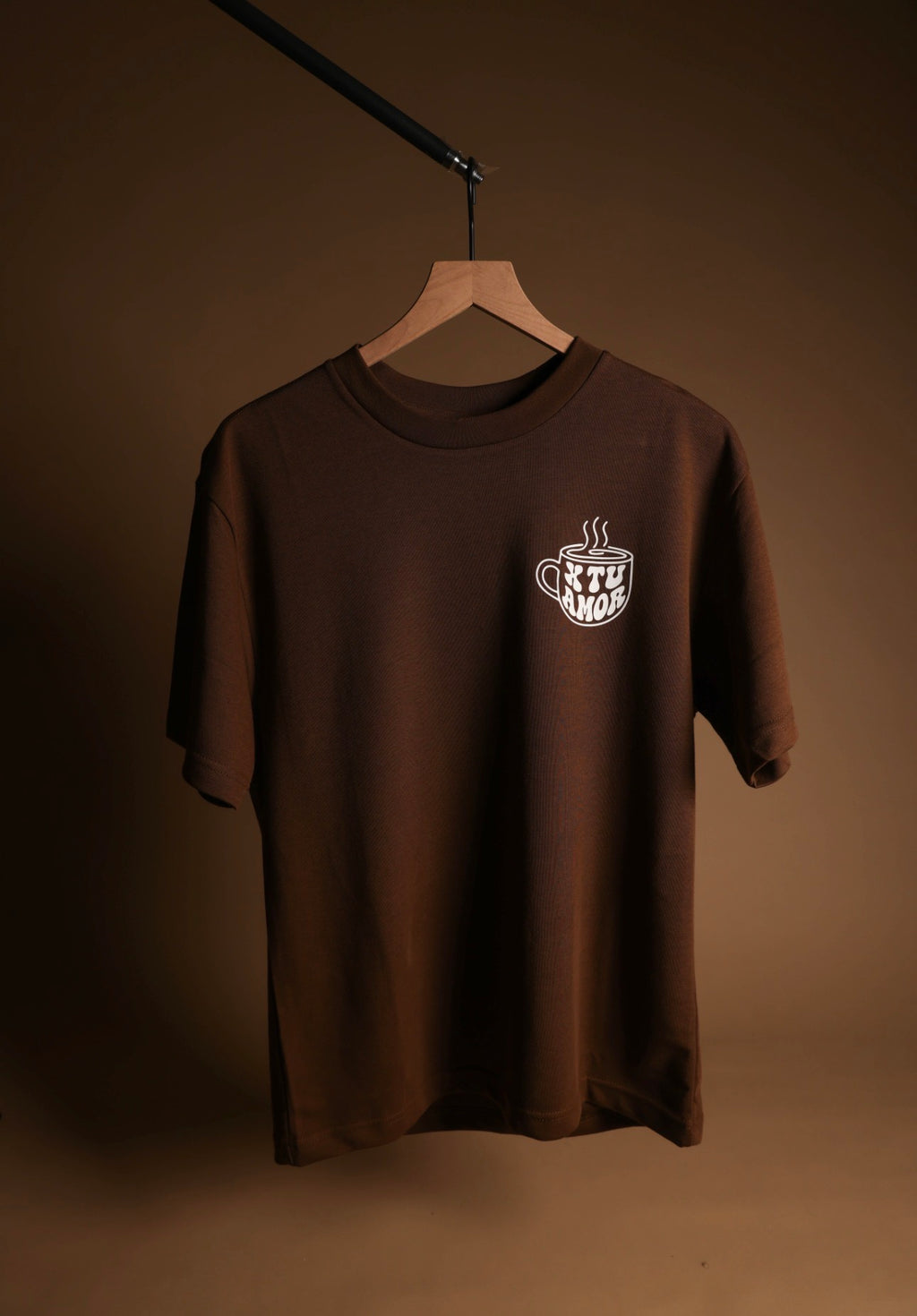 X Tu Amor Esfuerzate y se valiente - Cinnamon Oversized Tee