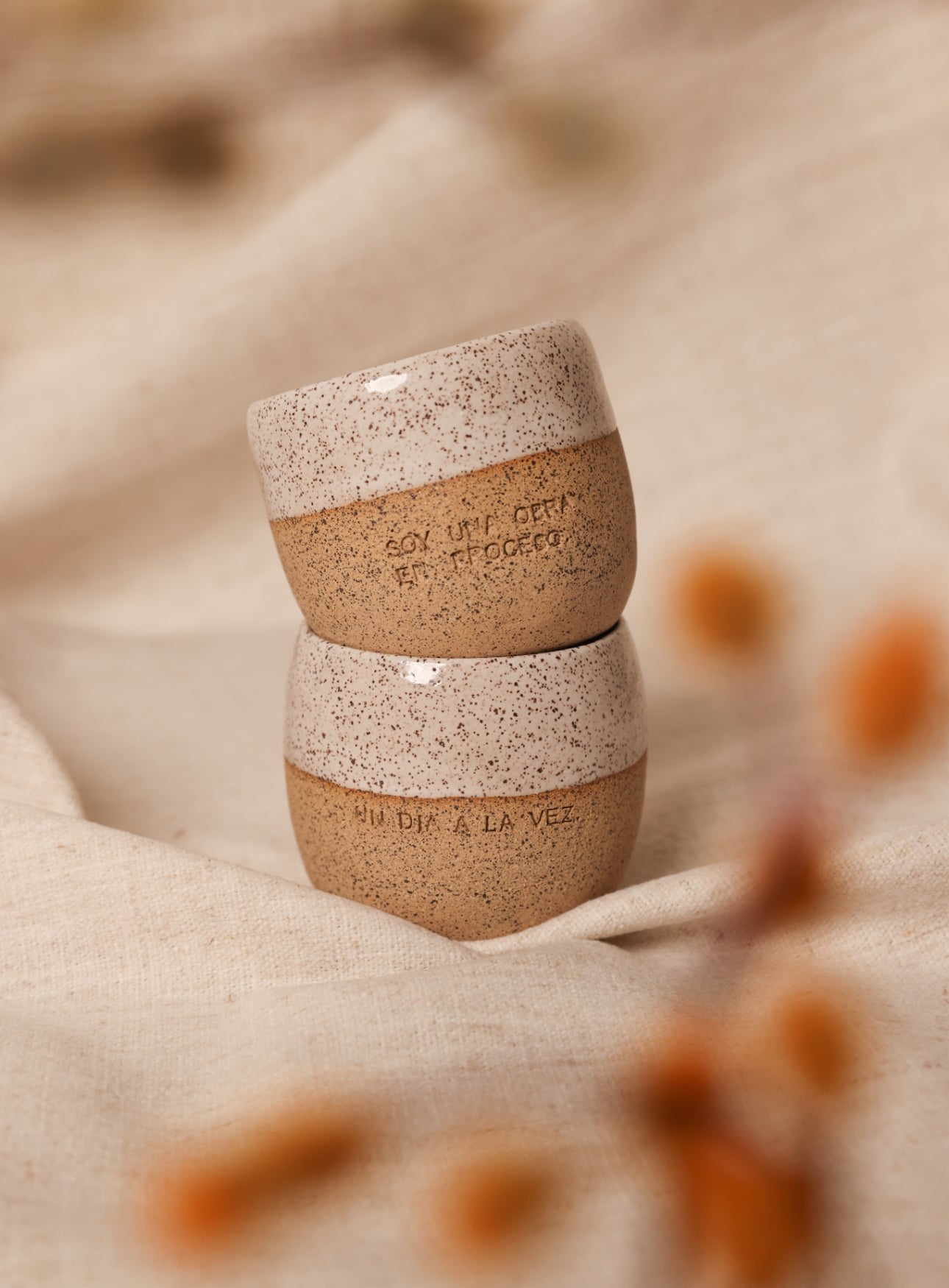 Taza Cerámica Crema - X TU Amor Pottery