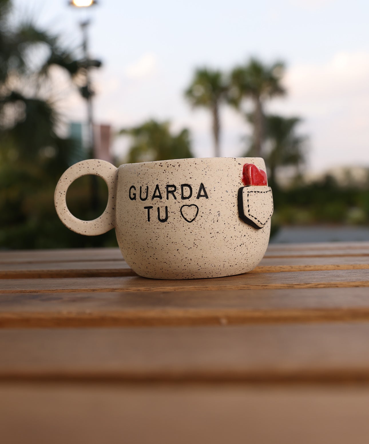 Taza Guarda Tu Corazon  - X TU Amor Pottery