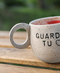 Taza Guarda Tu Corazon  - X TU Amor Pottery