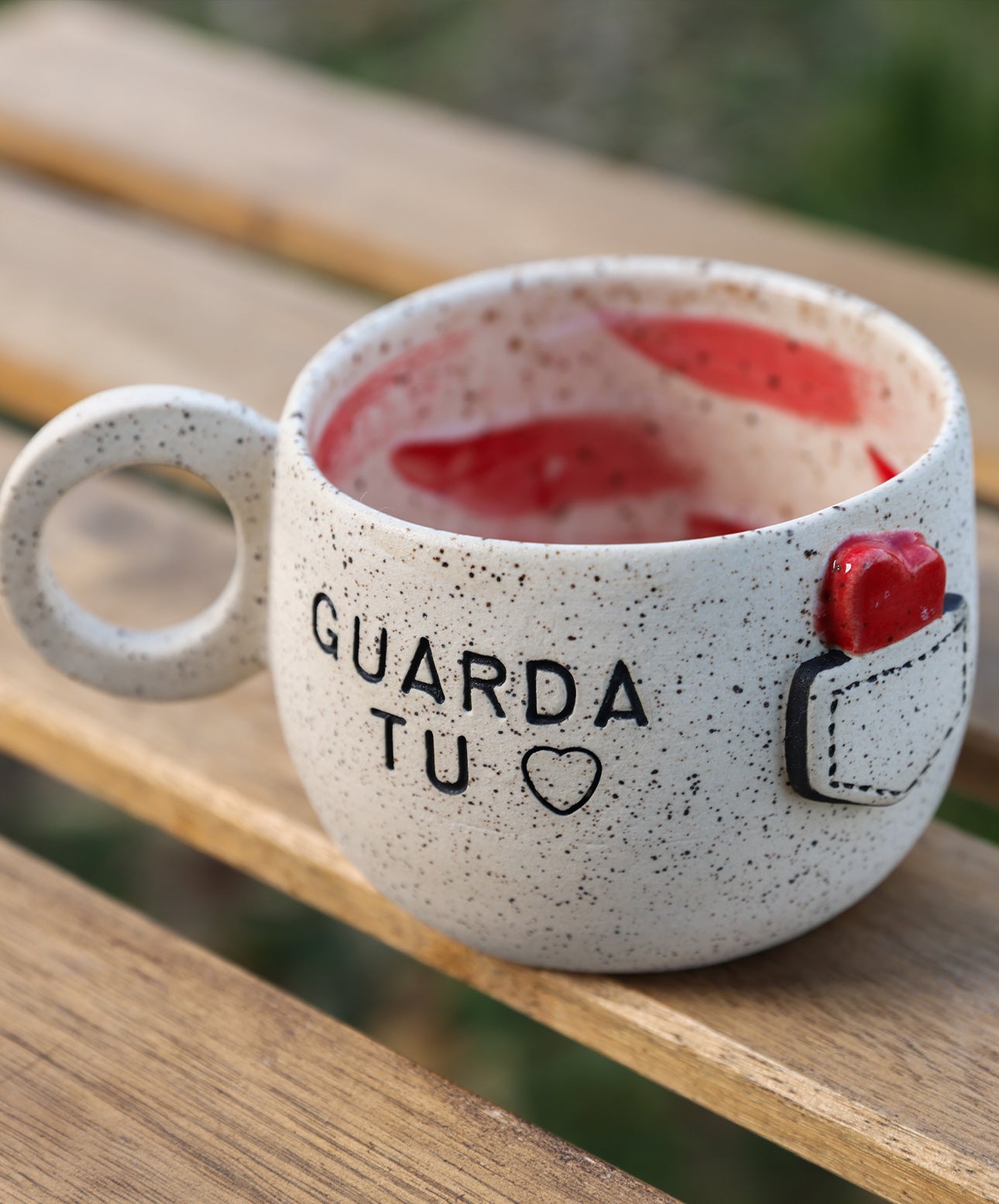 Taza Guarda Tu Corazon  - X TU Amor Pottery