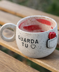 Taza Guarda Tu Corazon  - X TU Amor Pottery