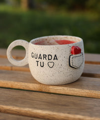 Taza Guarda Tu Corazon  - X TU Amor Pottery