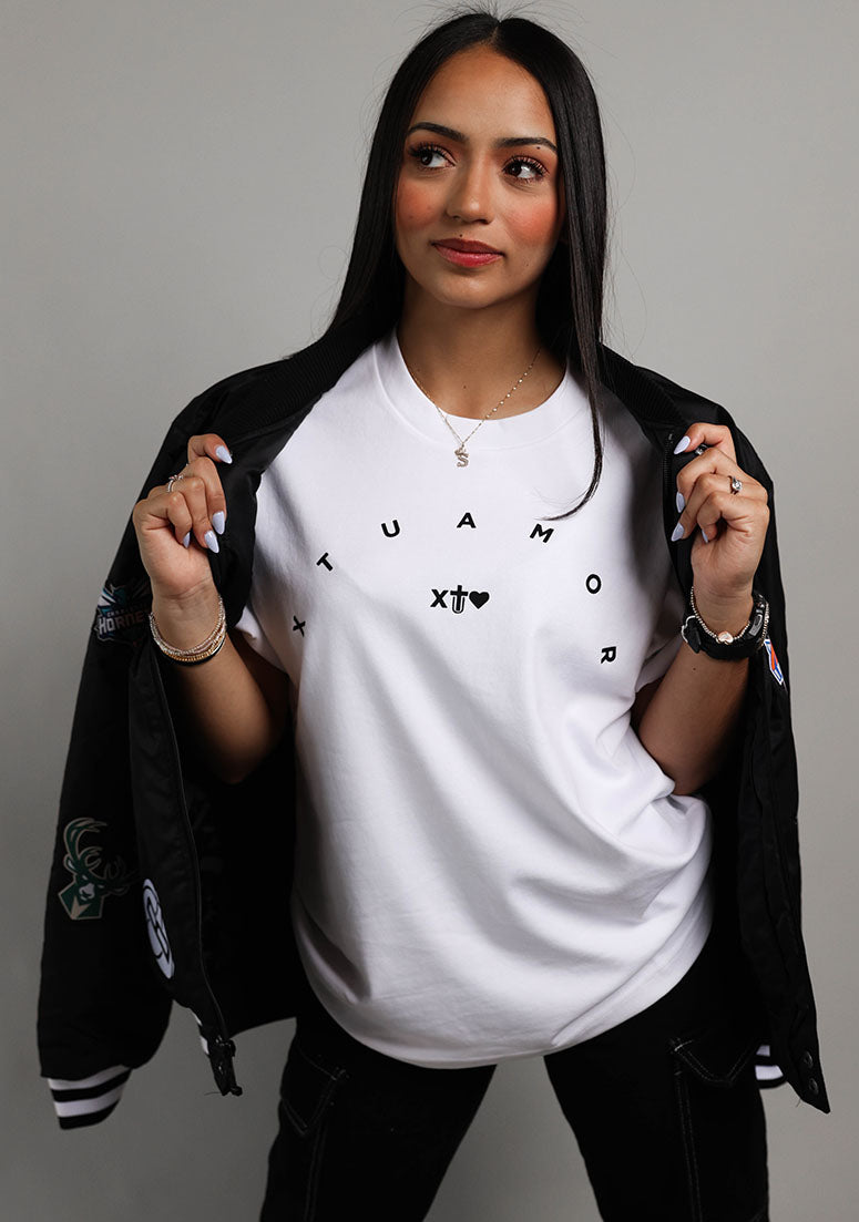 AUNQUE NO ENTIENDO  White Oversized Tee