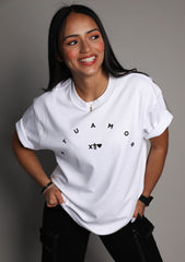 AUNQUE NO ENTIENDO  White Oversized Tee