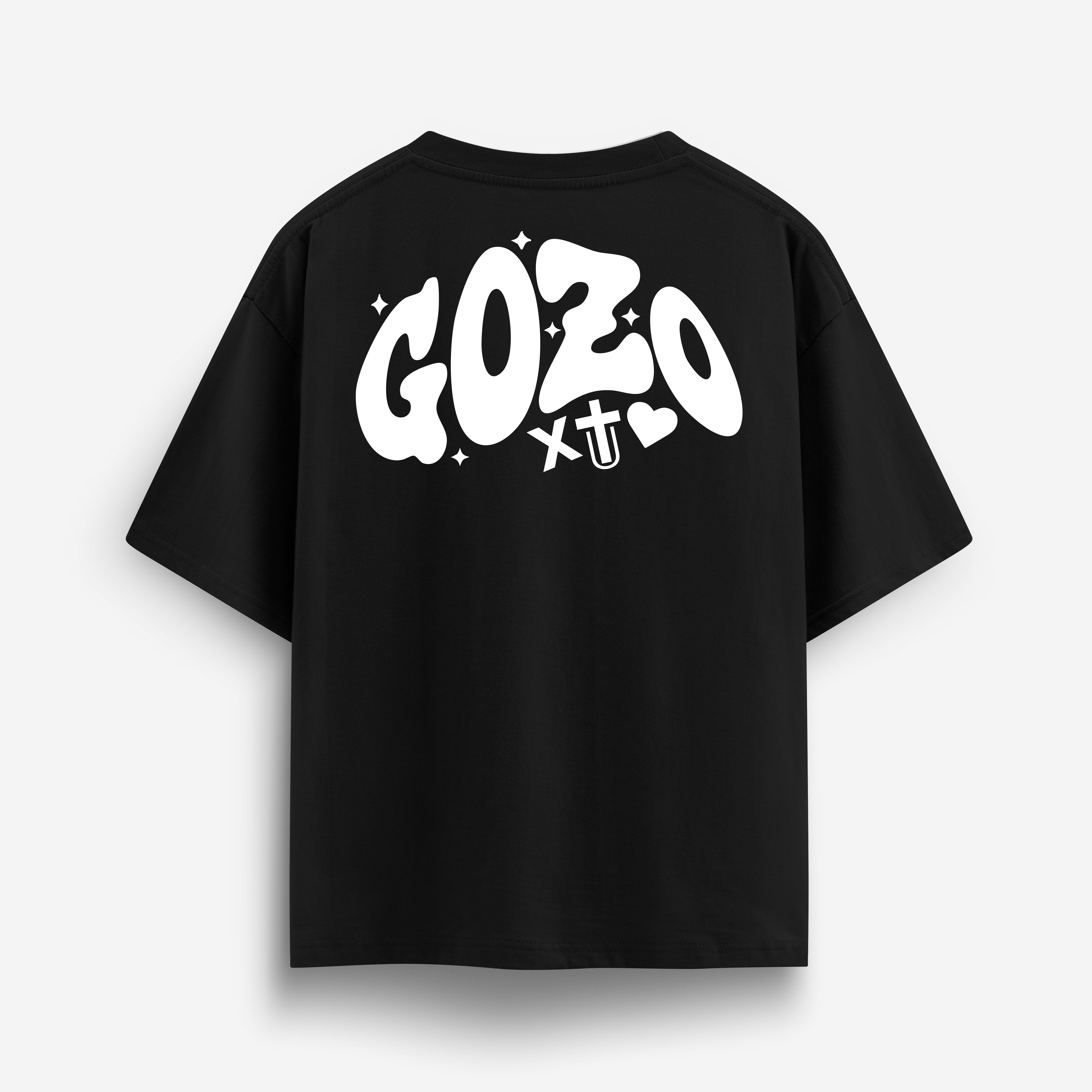 X Tu Amor Tengo GOZO - Black Oversized Tee Main image