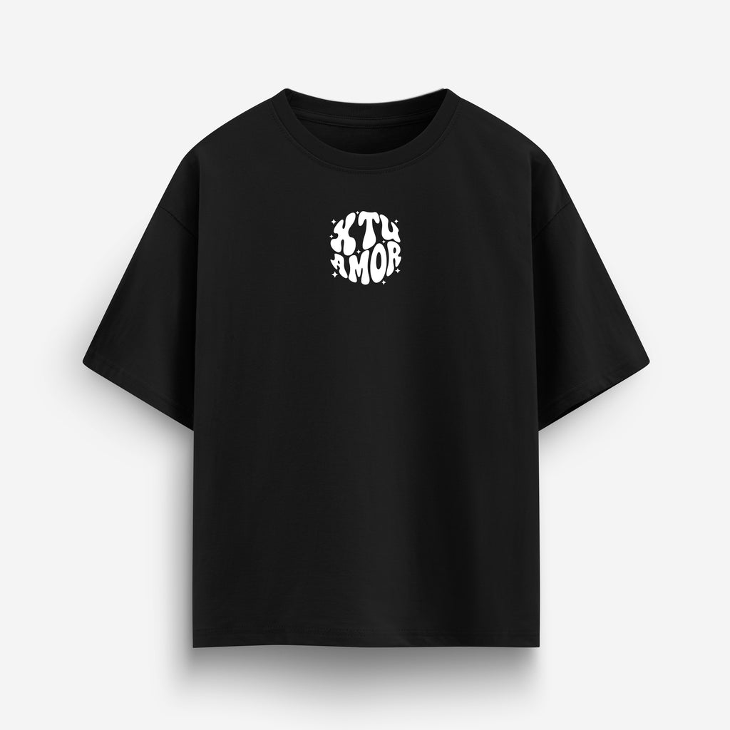 X Tu Amor Tengo GOZO - Black Oversized Tee