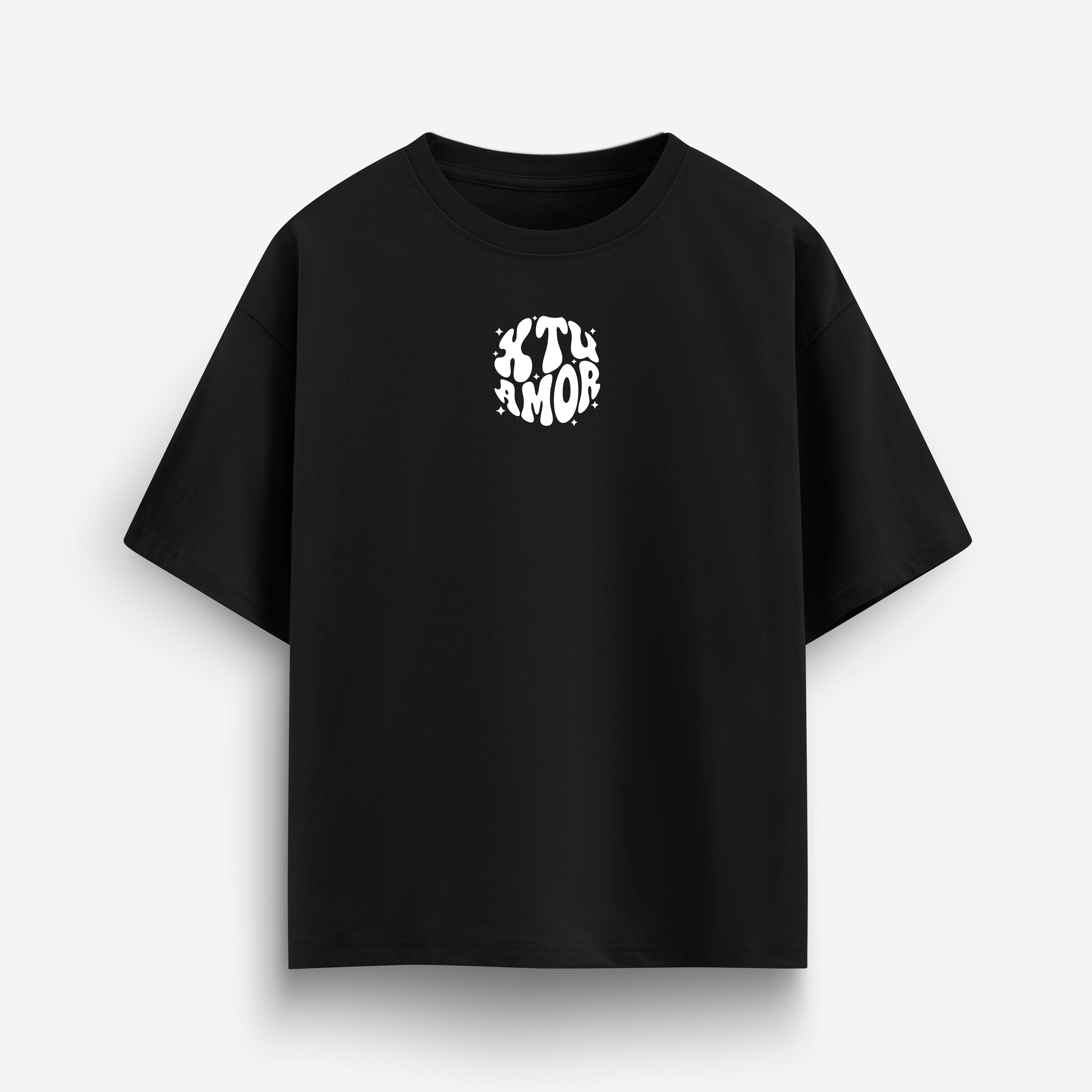 X Tu Amor Tengo GOZO - Black Oversized Tee