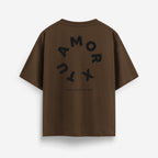 X Tu Amor soy Redimido Cinnamon Oversized Tee