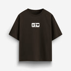 X Tu Amor soy Redimido Dark Coffee Oversized Tee