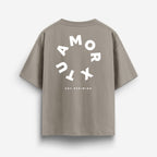 X Tu Amor soy Redimido Lite Sand Oversized Tee