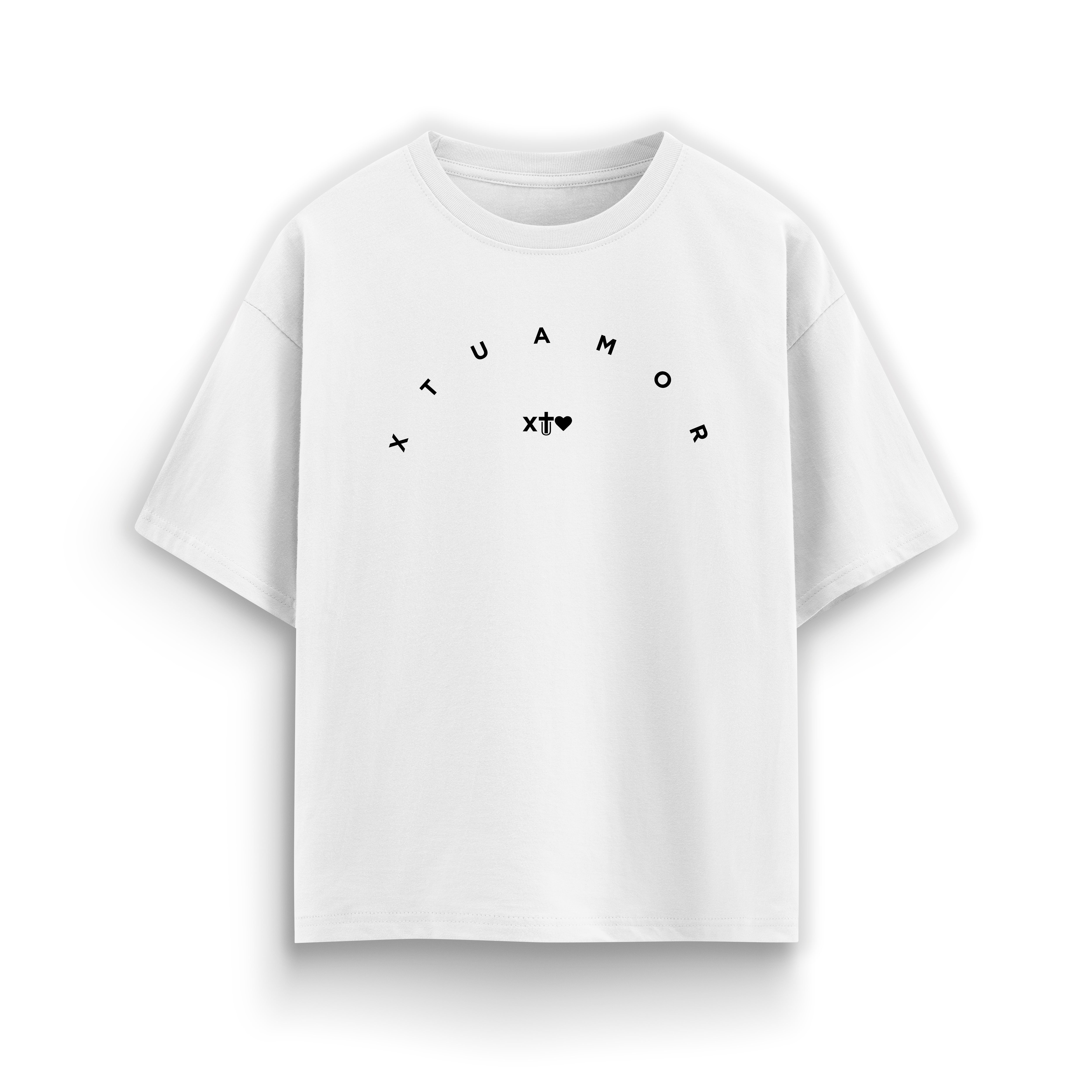 AUNQUE NO ENTIENDO  White Oversized Tee Main image