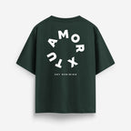X Tu Amor soy Redimido Pine Green Oversized Tee